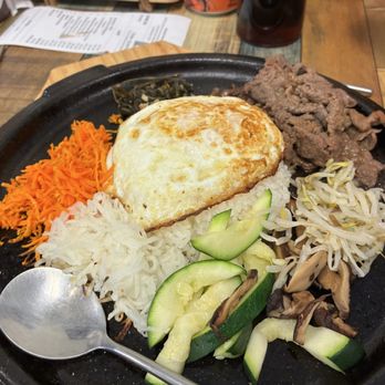 Mandoo Rang - Hot Stone Bibimbap - Korean Near Me - Suwanee, Georgia Mandoo Rang - Hot Stone Bibimbap - Korean Near Me - Suwanee, Georgia