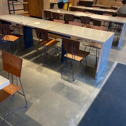 Chipotle Mexican Grill - Unclean tables and floor