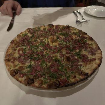 Snake River Grill - The SRG Steak Tartare Pizza - New American Near Me - Jackson, Wyoming Snake River Grill - The SRG Steak Tartare Pizza - New American Near Me - Jackson, Wyoming