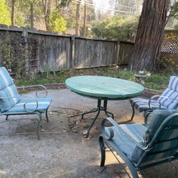 The family suite has a private backyard