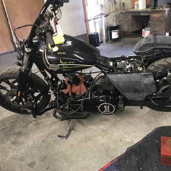 NT Auto Body and Frame - My husbands bike in your shop - Body Shops Near Me - Austin, Texas NT Auto Body and Frame - My husbands bike in your shop - Body Shops Near Me - Austin, Texas