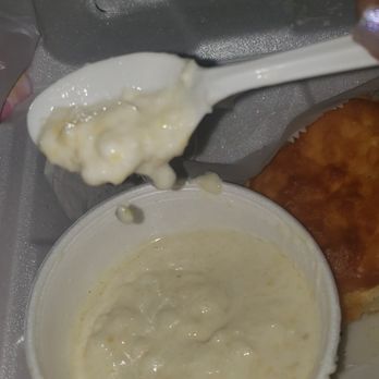 Midnight Diner - Ridiculous looking grits & container less than full compared to the other picture - Diners Near Me - Charlotte, North Carolina Midnight Diner - Ridiculous looking grits & container less than full compared to the other picture - Diners Near Me - Charlotte, North Carolina