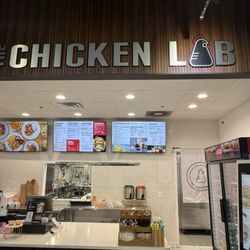 The Chicken Lab - Inside also had seating not seen in the photo
