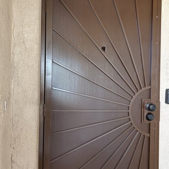 Gilberts Painting - Screen door painted and installed new locks - Painters Near Me - Vista, California Gilberts Painting - Screen door painted and installed new locks - Painters Near Me - Vista, California