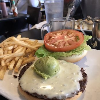 Break Your Fast - California burger paired with side of seasoned fries... delish! - American Near Me - Union City, California