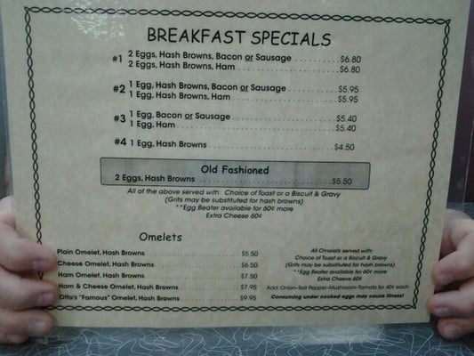 Menu photo 3 Otto's Cafe Pittsburg, KS
