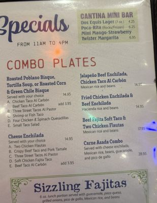 Menu photo 5 Guadalajara Mexican Grille Houston, TX