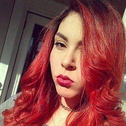 Blown Away Dry Bar And Salon - Beautiful hot red bayalage!