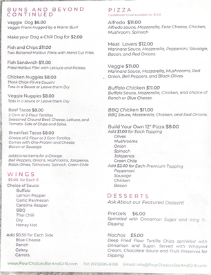 Pour Choices by null