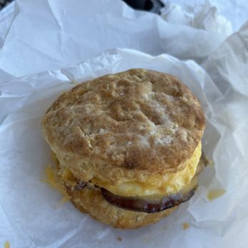 Di Tazza - Bacon and cheese biscuit sandwich - Coffee & Tea Near Me - Vancouver, Washington Di Tazza - Bacon and cheese biscuit sandwich - Coffee & Tea Near Me - Vancouver, Washington