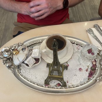 Fait Maison - Turkish coffee: came with the tastiest Turkish delight we've had - Mediterranean Near Me - London, XGL Fait Maison - Turkish coffee: came with the tastiest Turkish delight we've had - Mediterranean Near Me - London, XGL