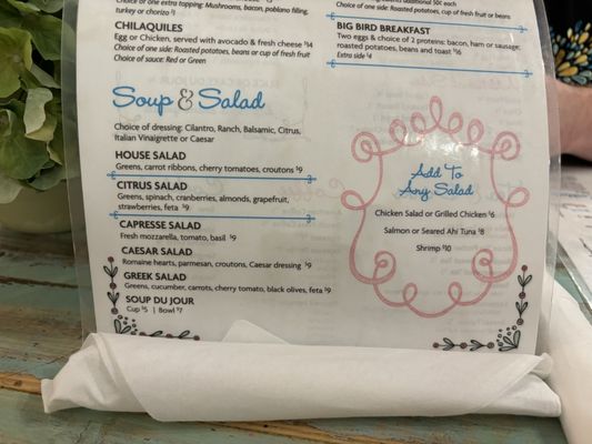 Menu photo 2 Birdie Bistro McAllen, TX Menu photo 2 Birdie Bistro McAllen, TX