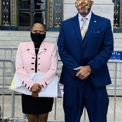 San Francisco Bay View Newspaper - SF Bay View Editor Malik Washington with Health & Environmental Sciences Editor Dr. Ahimsa Porter Sumchai