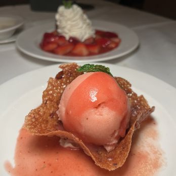 Commander's Palace - Strawberry Sorbet Du Jour - Cajun/Creole Near Me - New Orleans, Louisiana Commander's Palace - Strawberry Sorbet Du Jour - Cajun/Creole Near Me - New Orleans, Louisiana