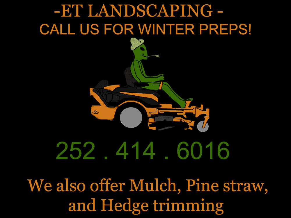 ET LANDSCAPING Greenville, NC Yelp