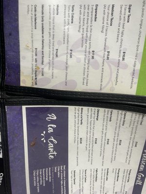 Menu photo 1 Villegas Mexican Restaurant Durant, OK Menu photo 1 Villegas Mexican Restaurant Durant, OK