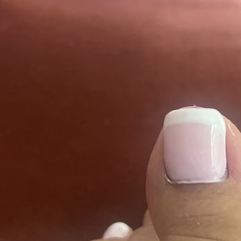 AO Nails - Poway - Uneven French tip, $10 extra - Nail Salons Near Me - Poway, California