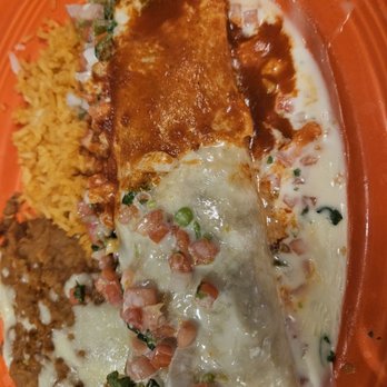 Carlos Cantina - Chicken croquetta burrito w/ rice & beans - Mexican Near Me - Iron Mountain, Michigan Carlos Cantina - Chicken croquetta burrito w/ rice & beans - Mexican Near Me - Iron Mountain, Michigan