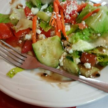 California Grill - This dry blue cheese with vinegarette is outstanding! - Italian Near Me - Madera, California
