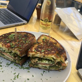 Second Nature - Pesto Chicken Sandwich - Breakfast & Brunch Near Me - San Diego, California Second Nature - Pesto Chicken Sandwich - Breakfast & Brunch Near Me - San Diego, California