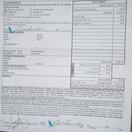 Bill of Sale Bill of Sale