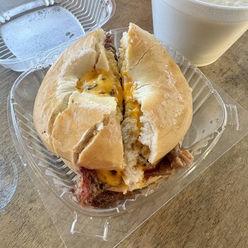 Bubba’s Biscuit Lexington - Brisket, Egg and Cheese bagel w/ a side of sausage gravy - Breakfast & Brunch Near Me - Lexington, South Carolina Bubba’s Biscuit Lexington - Brisket, Egg and Cheese bagel w/ a side of sausage gravy - Breakfast & Brunch Near Me - Lexington, South Carolina