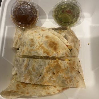 Dos Coyotes Border Cafe - Beef quesadilla with corn salsa - Mexican Near Me - Elk Grove, California