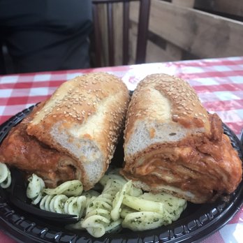 Mike's Deli Arthur Avenue - Eggplant Parmigiana Sandwich $12 - Caterers Near Me - Bronx, New York