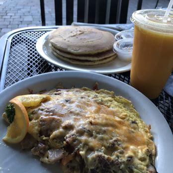 Stacks Pancake House - Meat Lovers Omelette & pancakes - Breakfast & Brunch Near Me - Dana Point, California Stacks Pancake House - Meat Lovers Omelette & pancakes - Breakfast & Brunch Near Me - Dana Point, California