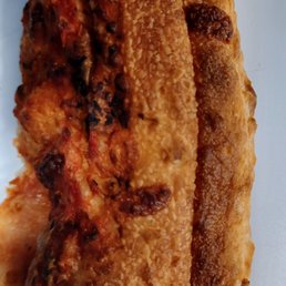 Double crust to make pizza bigger.