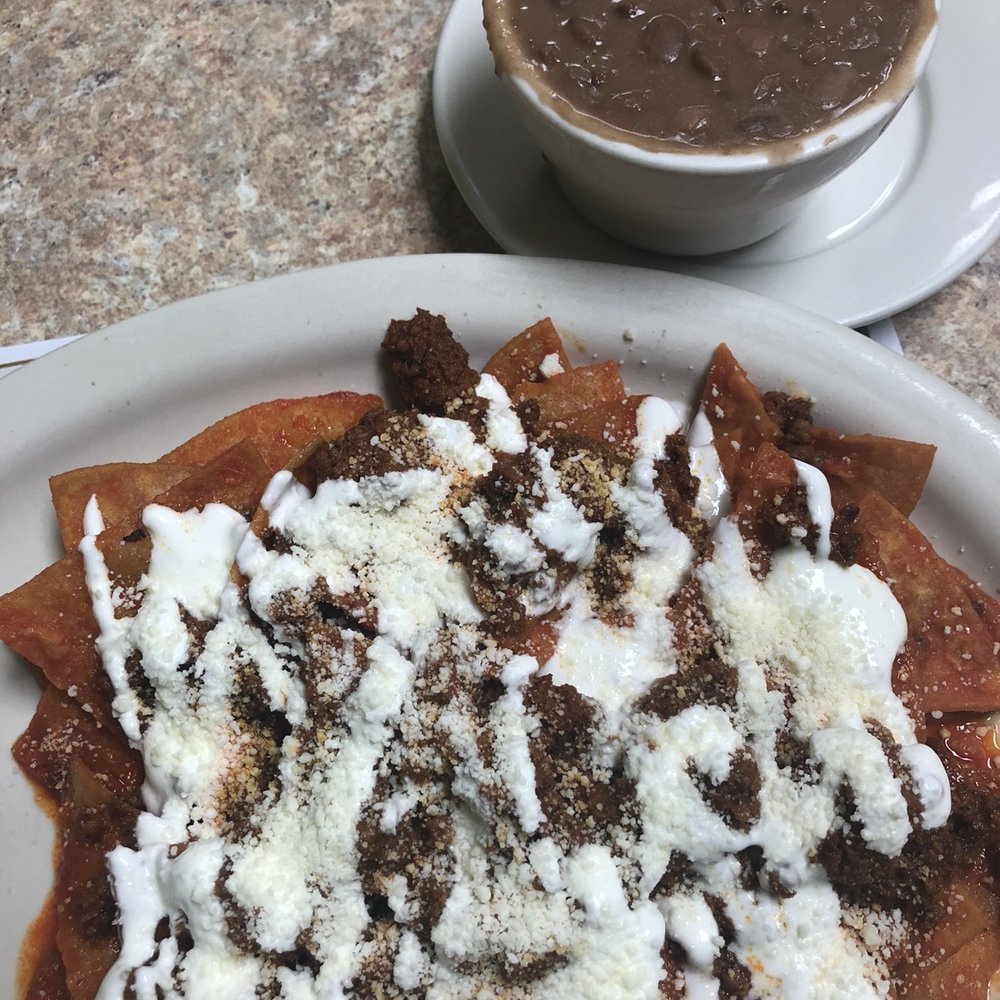 Joys Restaurant - Chilaquiles with chorizo and beans. - Breakfast & Brunch Near Me - Norwich, Connecticut Joys Restaurant - Chilaquiles with chorizo and beans. - Breakfast & Brunch Near Me - Norwich, Connecticut