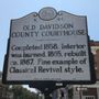 Photo of Old Davidson County Courthouse Historical Marker