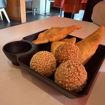 Wen Ming House - Sesame balls and A4. Crab Rangoon - Chinese Near Me - Ellington, Connecticut Wen Ming House - Sesame balls and A4. Crab Rangoon - Chinese Near Me - Ellington, Connecticut