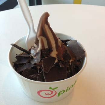 Pinkberry - Chocolate hazelnut with chocolate shavings and chocolate sauce - Ice Cream & Frozen Yogurt Near Me - Westlake Hills, Texas Pinkberry - Chocolate hazelnut with chocolate shavings and chocolate sauce - Ice Cream & Frozen Yogurt Near Me - Westlake Hills, Texas