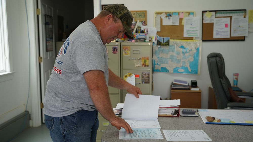 Slide of Farmer's Septic Service