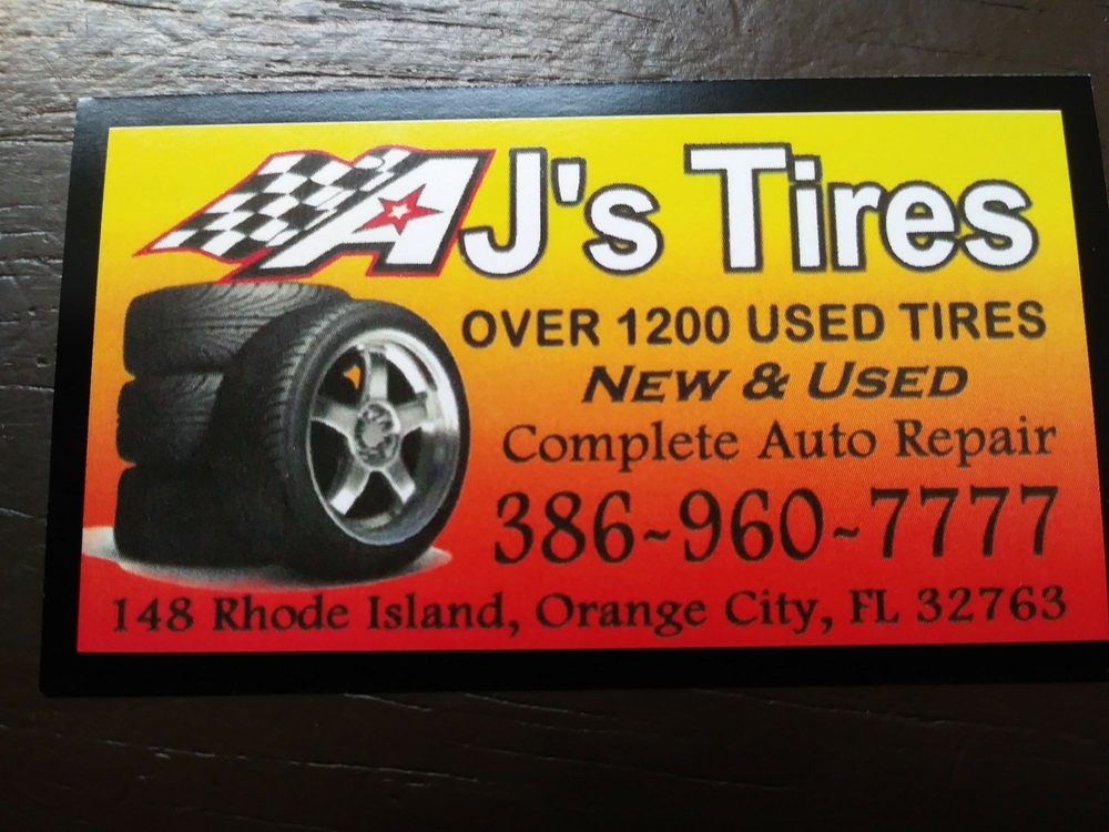 AJ’S TIRE AND COMPLETE CAR CARE Updated September 2024 148 Rd