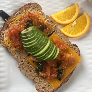 Fav Bistro - Open face avocado tomato melt - Desserts Near Me - Holladay, Utah