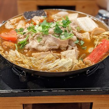 Pot on Fire - Chino, CA - House Special (Medium) and Pumpkin in the back - Hot Pot Near Me - Chino, California Pot on Fire - Chino, CA - House Special (Medium) and Pumpkin in the back - Hot Pot Near Me - Chino, California