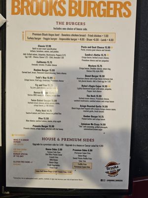 Menu photo 4 Brooks Burgers Naples, FL Menu photo 4 Brooks Burgers Naples, FL