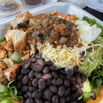 Sabor Mexican Grill - Chicken taco salad with black beans - Mexican Near Me - Aurora, Colorado