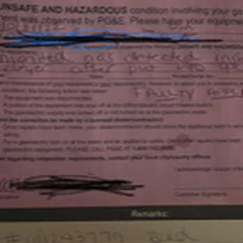 Alliance Laundry Systems - Notice of faulty appliance re gas dryer. - Laundry Services Near Me