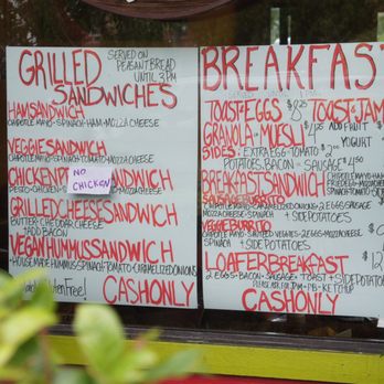 Common Loaf Bake Shop - Outside menu - Bakeries Near Me - Tofino, British Columbia