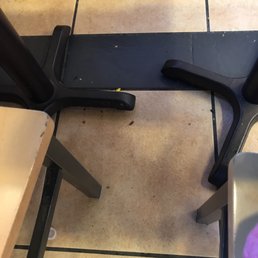 a broken gym bench a broken gym bench