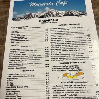 Mountain Cafe - Menu - American Near Me - Fort Collins, Colorado Mountain Cafe - Menu - American Near Me - Fort Collins, Colorado
