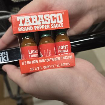 Don Don Donki - 6 baby bottles of Tabasco. Price is steep at almost $6! - International Grocery Near Me - Kapolei, Hawaii