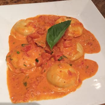 Cucina Calandra - Special; Eggplant stuffed Ravioli with vodka sauce. - Italian Near Me - Fairfield, New Jersey