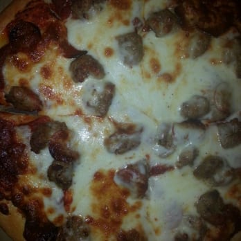 Connie's Pizza - Large thin crust sausage & pepperoni - Pizza Near Me - Chicago, Illinois