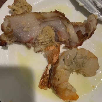 Augustino's Italian Eatery and Prime Steaks - RAW shrimp and bacon inside of my Bacon Wrapped Shrimp!! - Italian Near Me - Augusta, Georgia