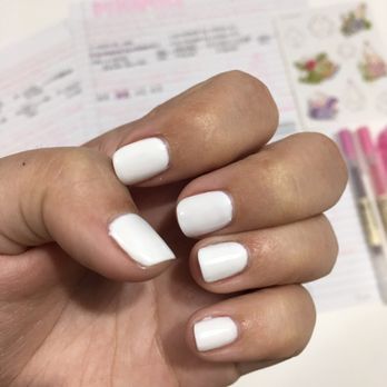 Nail Garden - White gel nails - Nail Salons Near Me - Salt Lake City, Utah Nail Garden - White gel nails - Nail Salons Near Me - Salt Lake City, Utah