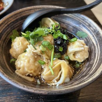 Vivienne's Bistro - Black Garlic Wonton - Asian Fusion Near Me - Seattle, Washington Vivienne's Bistro - Black Garlic Wonton - Asian Fusion Near Me - Seattle, Washington